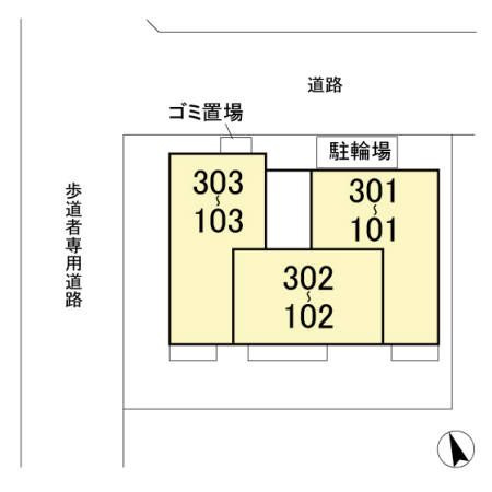 セントナチュールの区画図
