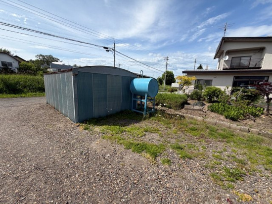 網走郡美幌町字美富６０番地６　中古売家の庭