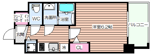 【間取り】 | アドバンス西梅田ビオス