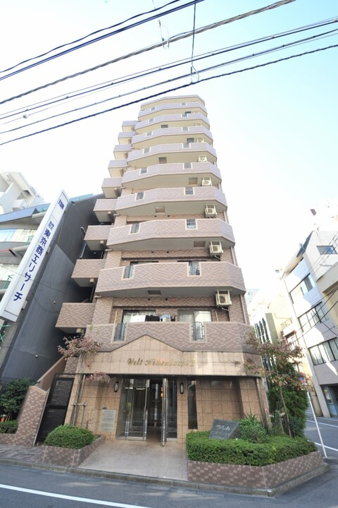 ヴェルト日本橋Ⅱの外観|「馬喰横山」駅徒歩２分！平成１４年築の耐震基準適合マンション、ヴェルト日本橋Ⅱは即日現地案内可能となっておりますので、お気軽にお問い合わせください！