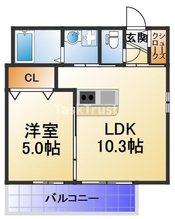 【間取り】 | ベルフィオーレ鴫野