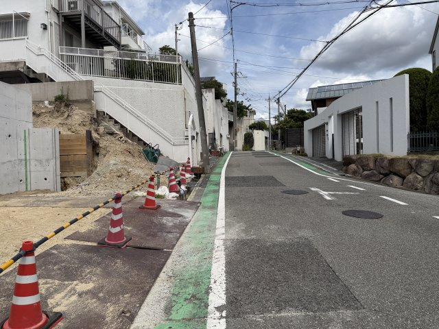 【ヴィレッタの杜】新甲陽町Ｉ　土地の前面道路含む現地写真|前面道路含む現地写真です