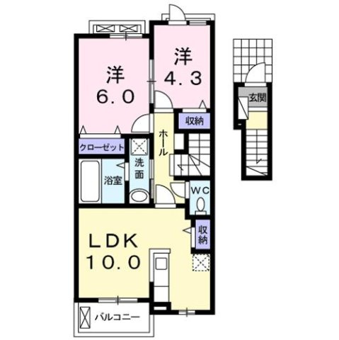 【間取り】 | レジデンス北岩田