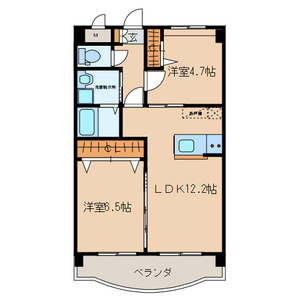 【間取り】 | レフティヒルズ奈多