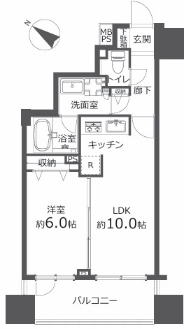 ライオンズ東十条ステーションプラザの間取り