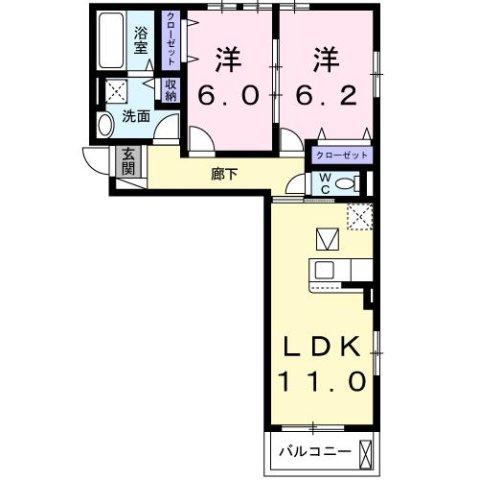 【間取り】 | シャルール　メゾン　Ⅰ