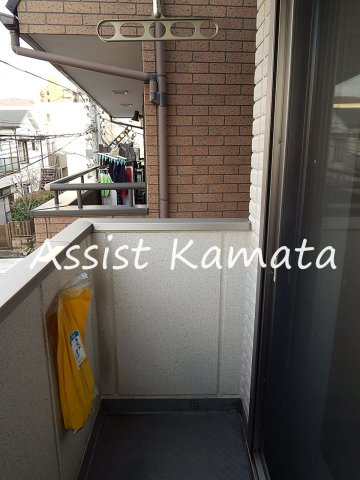 大田区大森中２丁目の賃貸マンションのバルコニー
