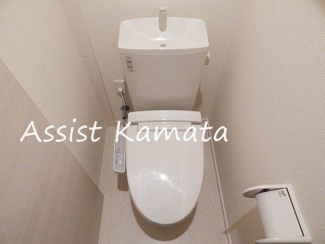 大田区大森中２丁目の賃貸マンションのトイレ