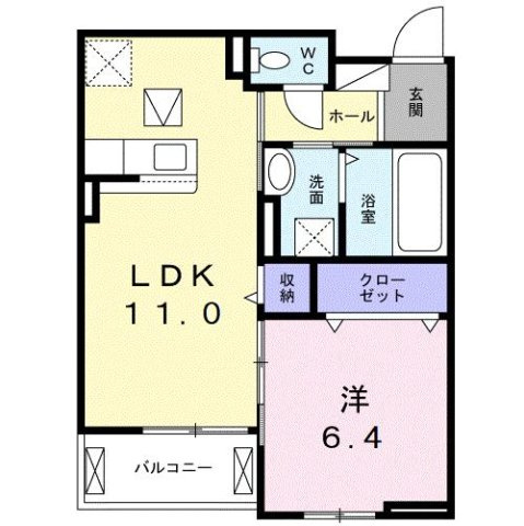 【間取り】 | シャルール　メゾン　Ⅱ