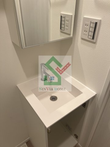 ハピネス上清戸の独立洗面台