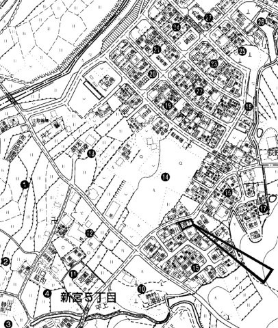 熊野町新宮5丁目の地図