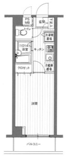 【間取り】 | ヴィータローザ東府中 | 間取りです。