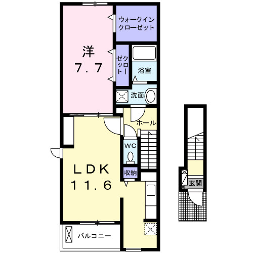 【間取り】 | アクラス岸和田