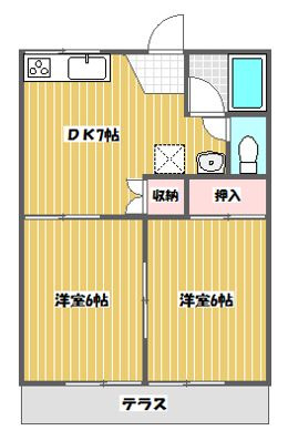 サンライトハイムの間取り