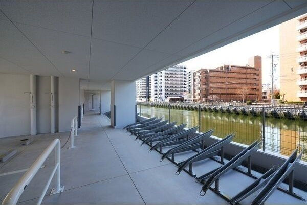 パルティール金山のその他共用部分|駐輪場です