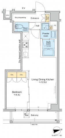 RESIDENCE　KOENJIの間取り