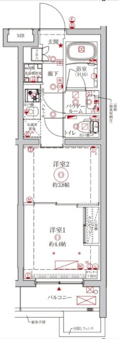 クレイシアIDZ大泉学園の間取り