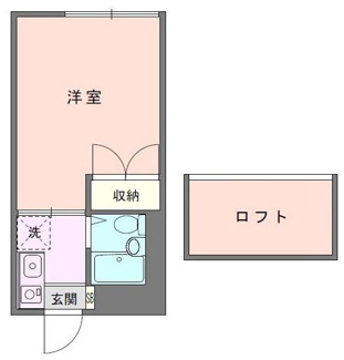 【間取り】 | サンセール陽光Ｂ