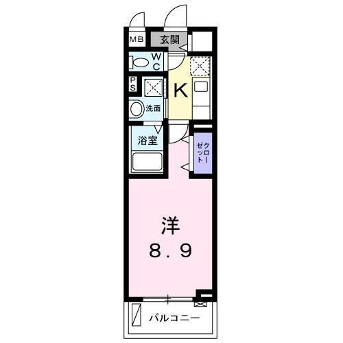 プティメゾン青葉台の間取り
