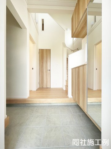 新築戸建・新築建売　安達郡大玉村大山行屋　大山小・大玉中の玄関