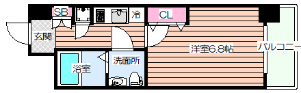 【間取り】 | アドバンス江坂ラシュレ