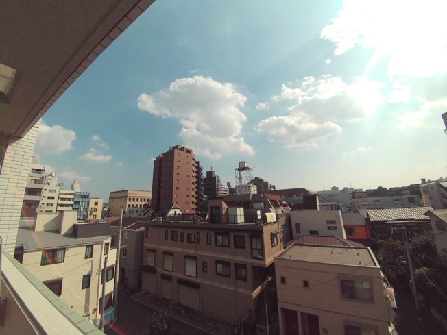 【展望】 | プライムアーバン千駄木 | 日当たり良好です！４階からの眺望です。【プライムアーバン千駄木】