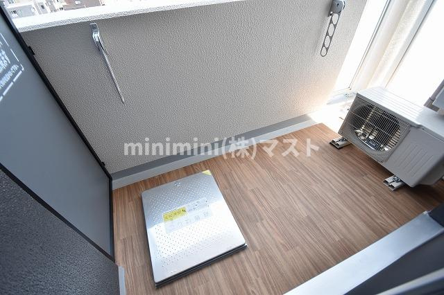 アドバンス上町台シュタットのバルコニー