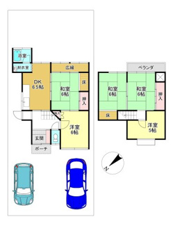【間取り】 | 大津市真野大野1丁目21-15　中古戸建