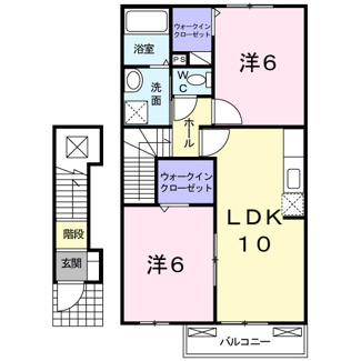 【間取り】 | プリマヴェーラ　東館