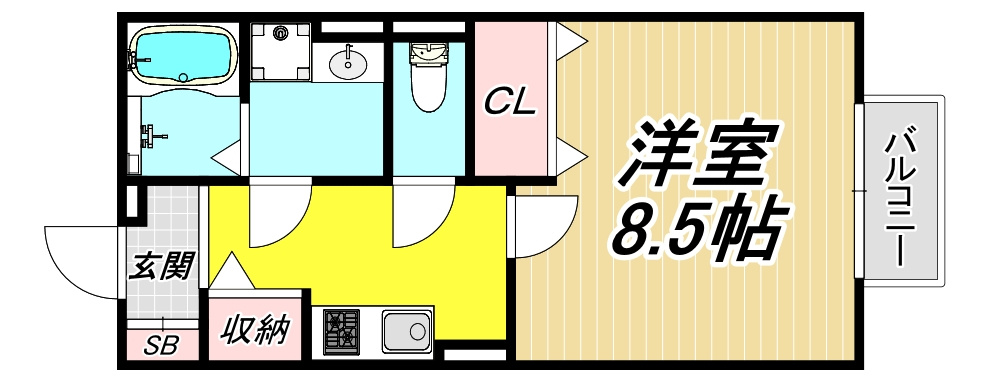 モンテローザの間取り
