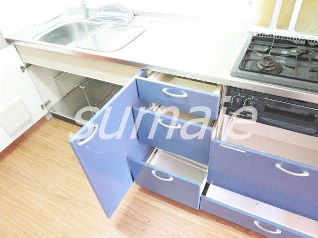 スポルク浮間の収納|キッチンの収納もばっちり！