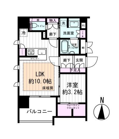 【間取り】 | クレアホームズフラン本町橋