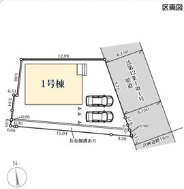 リーブルガーデン久留米市西町第七の区画図