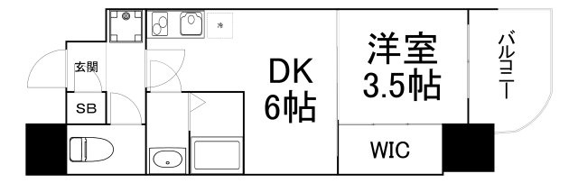 【間取り】 | セレニテフラン谷町四丁目アリエ
