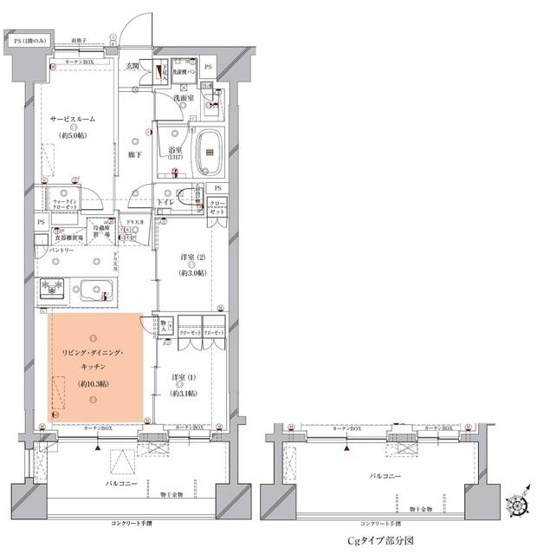 【間取り】 | Ｏｐｕｓ　ｒｅｓｉｄｅｎｃｅ　Ｍｅｇｕｒｏ　Ｓｅｎｚｏｋｕ
