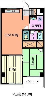 ハイデンス上の宮Ⅱの間取り