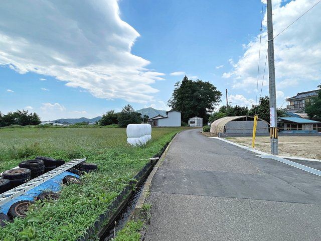 新築戸建・新築建売　安達郡大玉村大山行屋　大山小・大玉中の前面道路含む現地写真