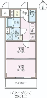 【間取り】 | ラヴィエール住吉駅前