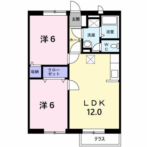 【間取り】 | エンジェルコーポラスＡ