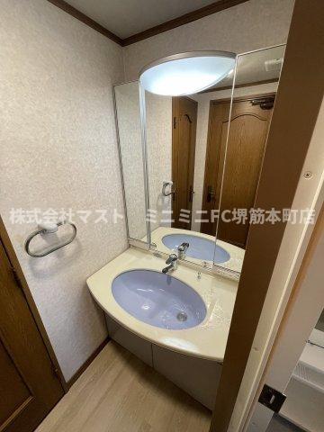 グランデージ新深江の洗面所|※建物内別間取参考写真
