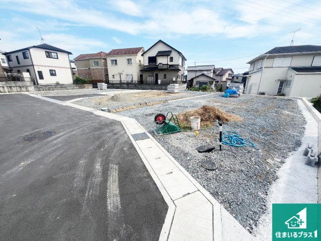 姫路市北平野　新築一戸建ての外観|現在建築中！落ち着いた街並みで新生活を始めることが出来そう！周辺の物件も併せてご紹介させて頂きます！