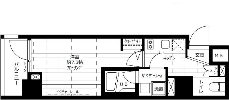 ステージファースト根岸の間取り|間取りです。