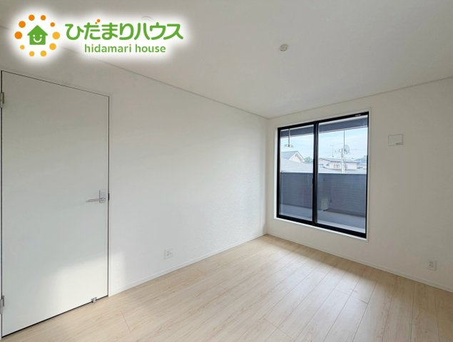 いわき市四倉町第19　新築戸建　1号棟の寝室|広めの主寝室は、ベッドの他にもパソコンデスクやドレッサーなども置けちゃいます(*^-^*)