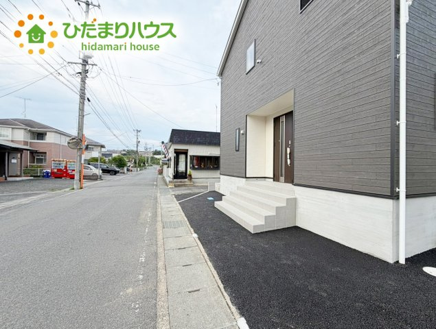 いわき市四倉町第19　新築戸建　1号棟の前面道路含む現地写真|今から見たいも大歓迎！お気軽にお問い合わせください☆彡