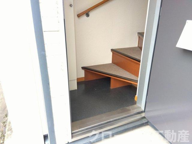 レオパレスサンクローバーの玄関