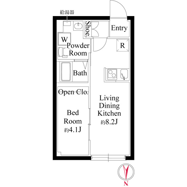 センプリーチェ西日暮里の間取り
