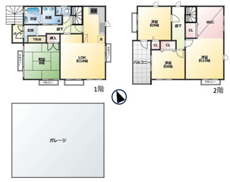 【間取り】 | 吹田市新芦屋下　一戸建て
