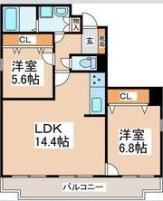 リバーサイド紀の国の間取り