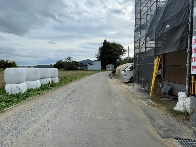 新築戸建・新築建売　安達郡大玉村大山行屋　大山小・大玉中の前面道路含む現地写真