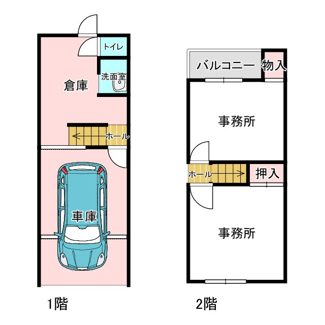 勝川町4　倉庫兼事務所